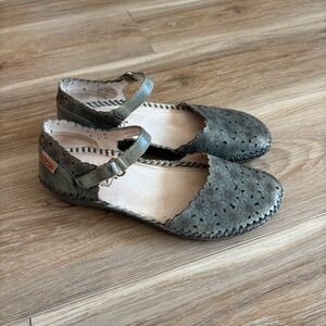 PIKOLINOS Puerto Vallarta Huarache Sandal Green